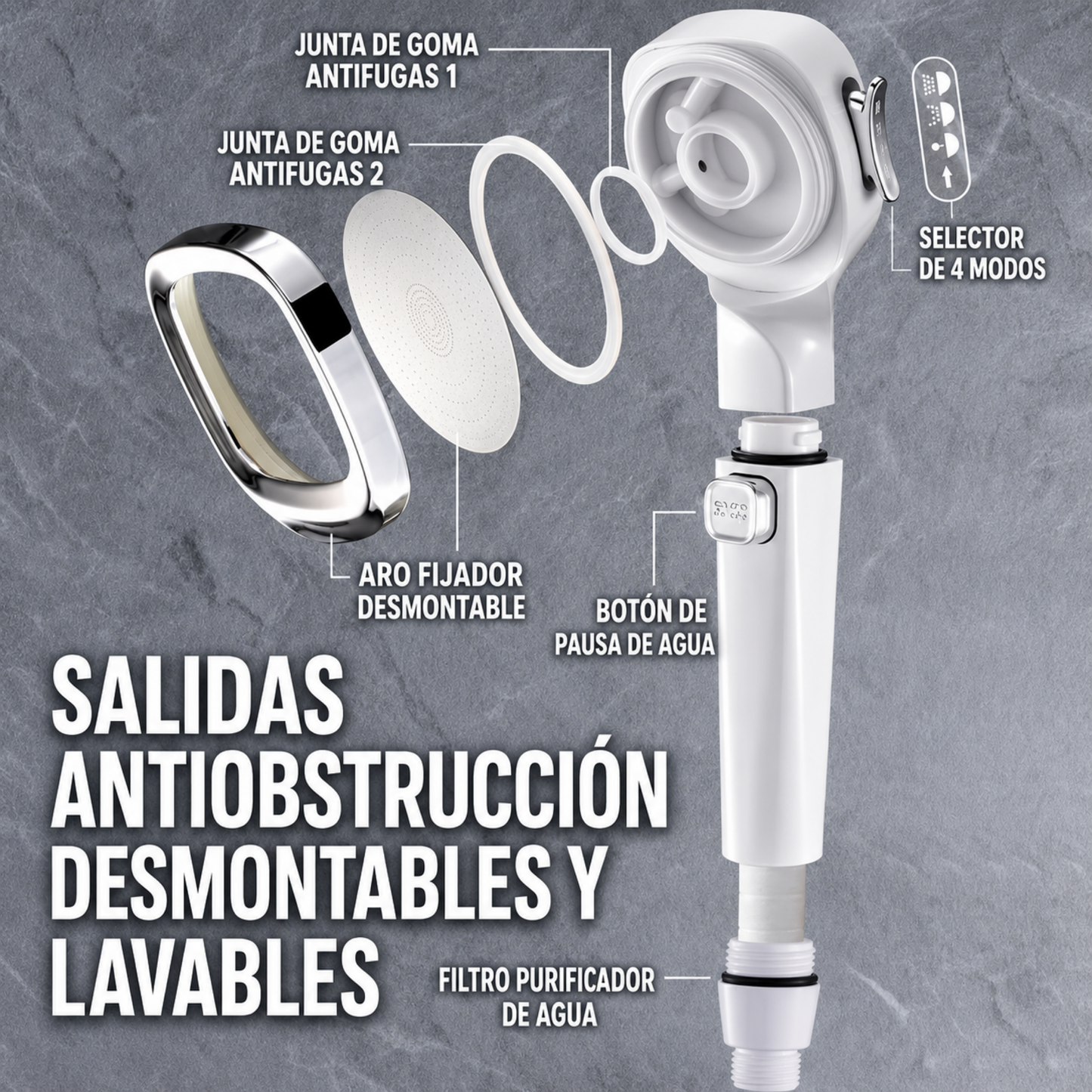Cabezal de Ducha de Alta Presión